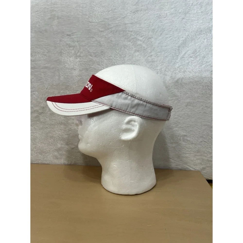 Easton Red White Adjustable Visor One Size Cotton Sports Baseball Hat